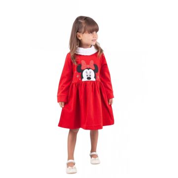 Коледна рокля, Мини Маус, С дълаг ръкав