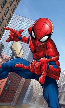 Хавлиена кърпа 30x50 см Spiderman – 100% памук – Лицензиран продукт