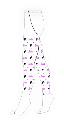 Barbie  чорапогащник за момичета - Лицензиран Продукт
