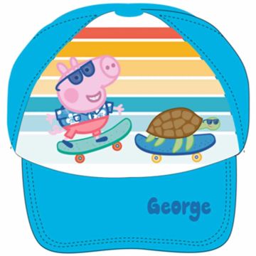 Шапка с козирка George pig