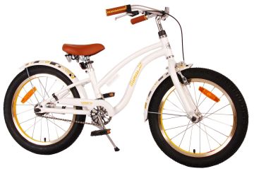 Детски велосипед Volare Miracle Cruiser 18" – За момичета – Бял – Prime Collection