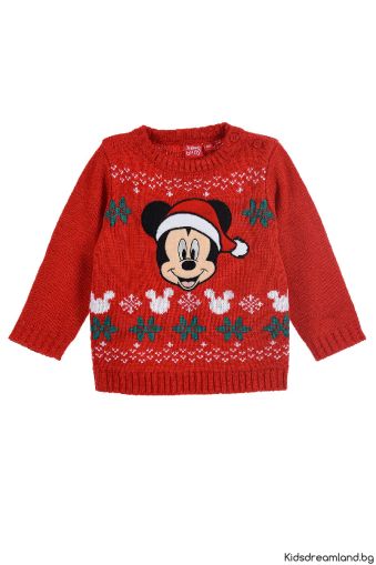 Коледен Пуловер суичър, Mickey Mouse, Merry Xmas