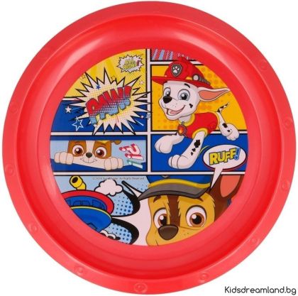 Детска микровълнова чиния Paw Patrol 21.5 cm
