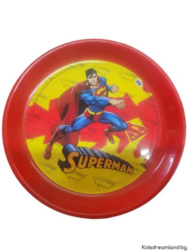 Детска микровълнова чиния Superman