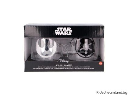 Комплект от 2 кристални чаши Star Wars