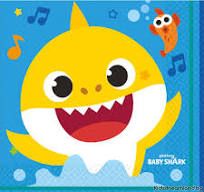 Салфетки Baby Shark 33 x 33 см 16 бр