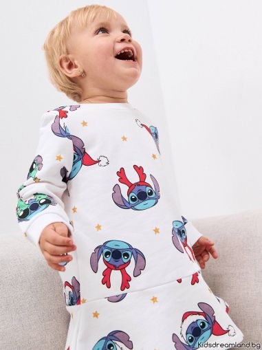 Рокля Lilo & Stitch, Бяла
