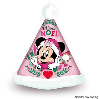 Коледна  шапка, Minnie Mouse, 43 см