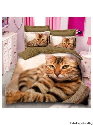 „Двулицев спален комплект от 4 части с коте “