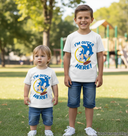 Тениска за момче Sonic