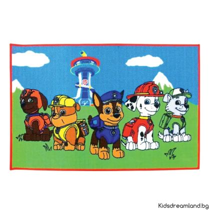 Килим Paw Patrol Zuma, Ruben, Chase, Marcus, Rocky - 80x120cm