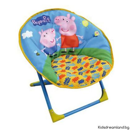 Кресло тип Лодка / сгъваемо 47 x 54 x 42 см -  Peppa & George pig