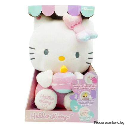 Светеща музикална плюшена играчка Hello Kitty 26cm