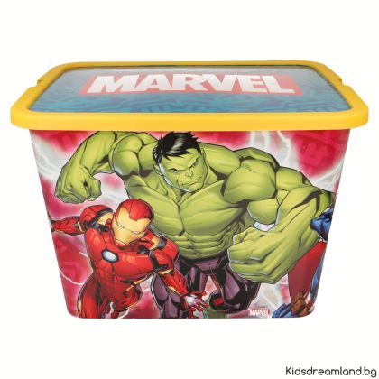 КЛИК КУТИЯ ЗА СЪХРАНЕНИЕ 23 L MARVEL MANIA- AVENGERS