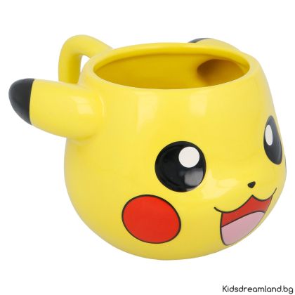 3D ЧАША 17 OZ В ПОДАРЪЧНА КУТИЯ POKEMON PIKACHU