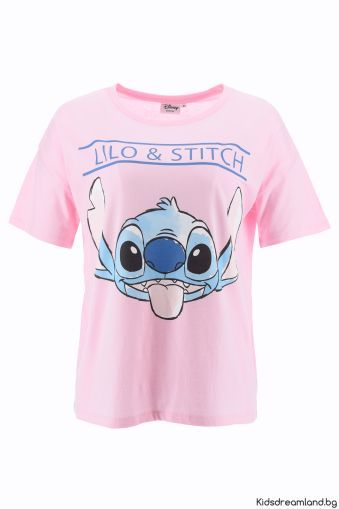 Тениска с къс ръкав Lilo and Stitch