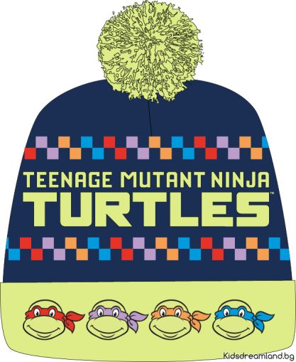 Зимна шапка за момче Turtles Ninja