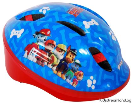  Каска за колоездене Paw Patrol Boys - Blue Red - 51-55 см