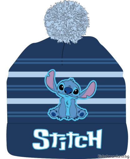 Зимна шапка за момиче Stitch