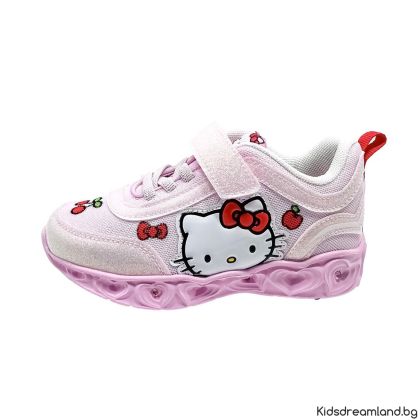 Спортни Маратонки със светеща подметка на Hello Kitty 