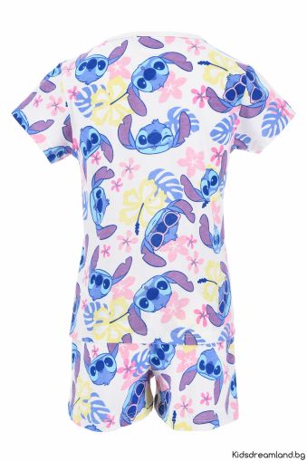 Лятна пижама Lilo & Stitch – 100% Памук, Лицензиран продукт