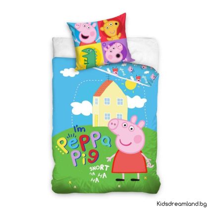 Спално бельо Peppa Pig