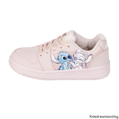 CERDA Stitch обувки за деца – Лицензиран Disney продукт | Розови маратонки с връзки