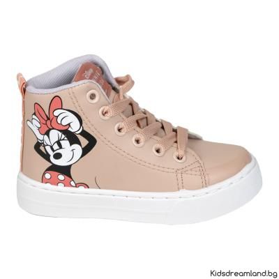 Детски спортни ботуши с Minnie Mouse – с PVC подметка | Лицензиран продукт на Disney