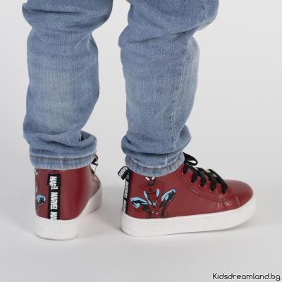 Детски спортни ботуши с Spiderman– с PVC подметка | Лицензиран продукт на Marvel