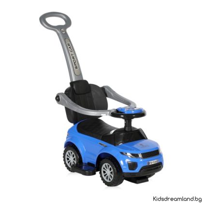КОЛА ЗА ЯЗДЕНЕ OFF ROAD+ДРЪЖКА СИНЯ