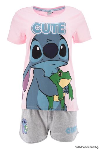 Лятна детска пижама Stitch – Cute | Лицензиран Disney продукт