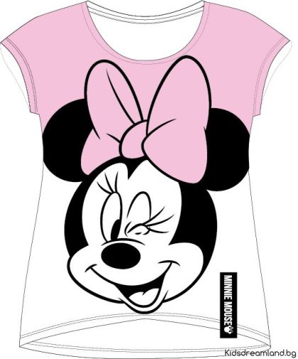 Момичешка тениска Minnie Mouse – 100% памук