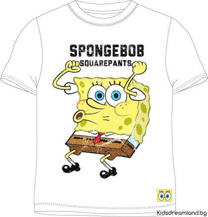 Момчешка тениска Sponge Bob – лицензиран продукт