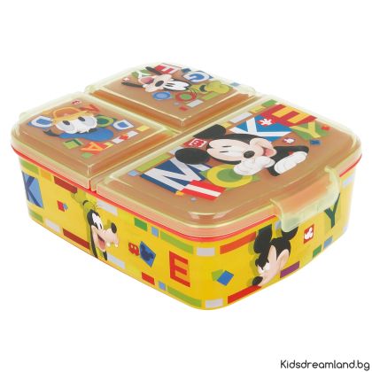 Кутия за сандвичи с много отделения – Mickey Mouse
