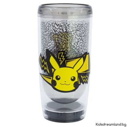 Чаша DROP SAFE с двойни стени PS 705 мл, POKEMON CRAZY MESS