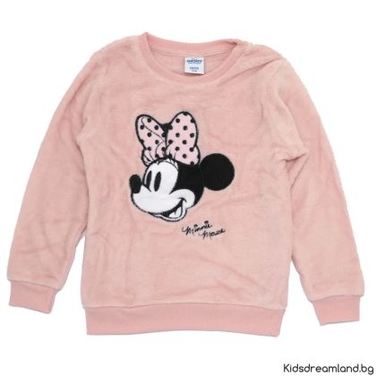 Детски  Пуловер от коралов полар Minnie Mouse