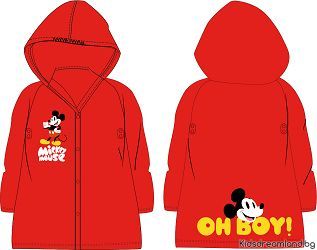 Дъждобран за момче, Mickey Mouse