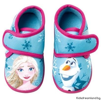 FROZEN, ЗАТВОРЕНИ ДОМАШНИ ПАНТОФКИ С ГУМЕНА ПОДМЕТКА
