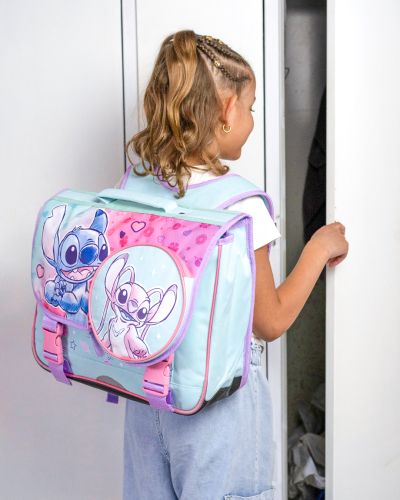 Ученическа чанта, Lilo & Stitch, 38 см
