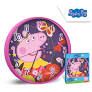 Стенен часовник, Peppa Pig 25 см, Многоцветен