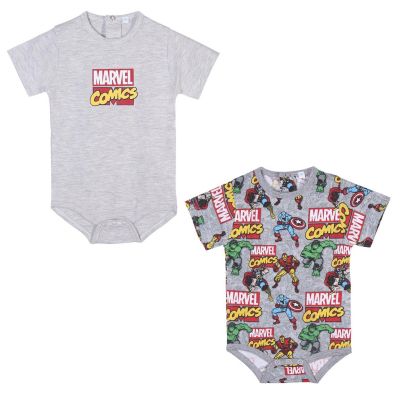 Комплект 2бр Бебешки бодита MARVEL