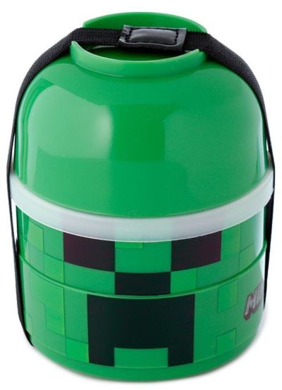 Кутия за храна Puckator - Minecraft Creeper, 3 части