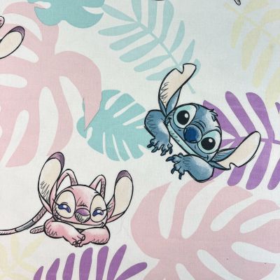 Памучен Чаршаф, Lilo & Stitch, 90х200x25 см
