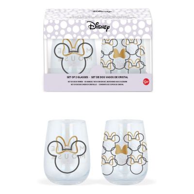 Комплект от 2 кристални чаши Disney Minny Mouse