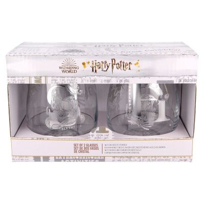 Комплект от 2 кристални чаши Harry Potter