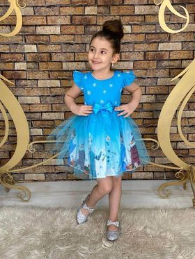 Eлегантна Детска Рокля Frozen 