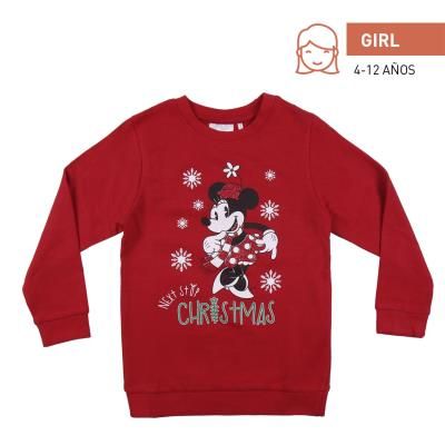Коледен пуловер на Disney, Minnie Mouse, Червен