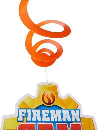 Комплект 6 декоративни лентички Amscan Fireman Sam, 61 см