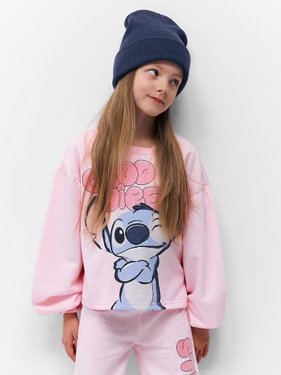 Спортен екип Lilo & Stitch, розов