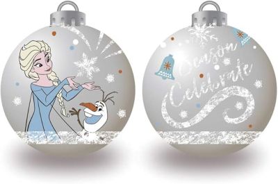 Пакет от 10 коледни топки за елха Disney Frozen с диаметър 6 см
